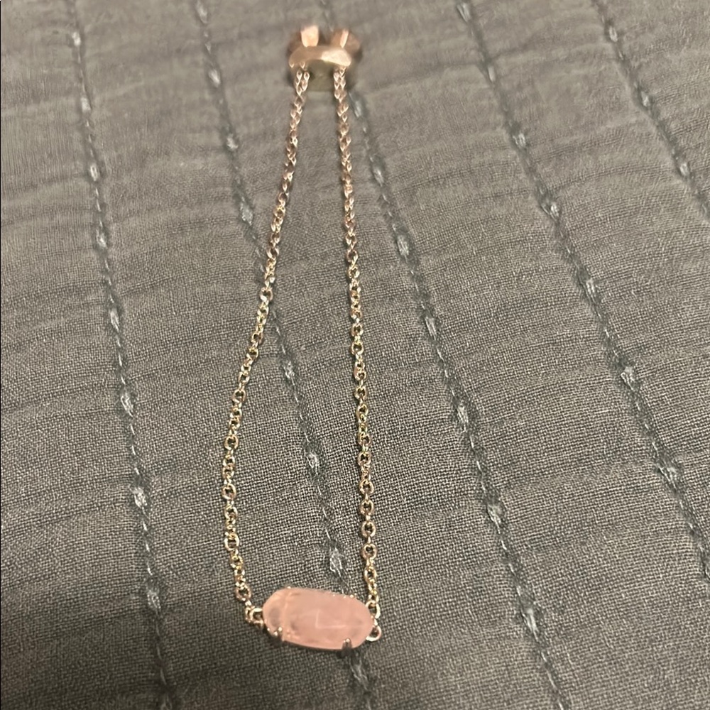 Kendra Scott Elegant Gold and Pink Bracelet